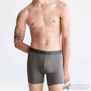 Quần lót nam Calvin Klein NB3314 Embossed Icon Micro Boxer Brief Grey Sky
